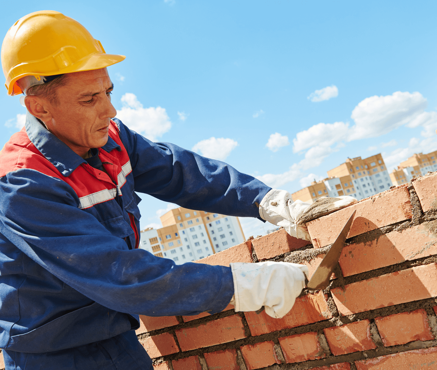 gevelspecialist aan het werk